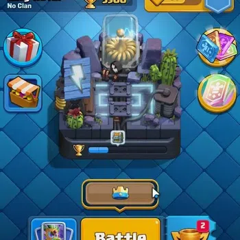 Clash Royale Others KTL 9|Trophy 3500|Card 57|Limited Skin|1 Hero 4 EV image 1