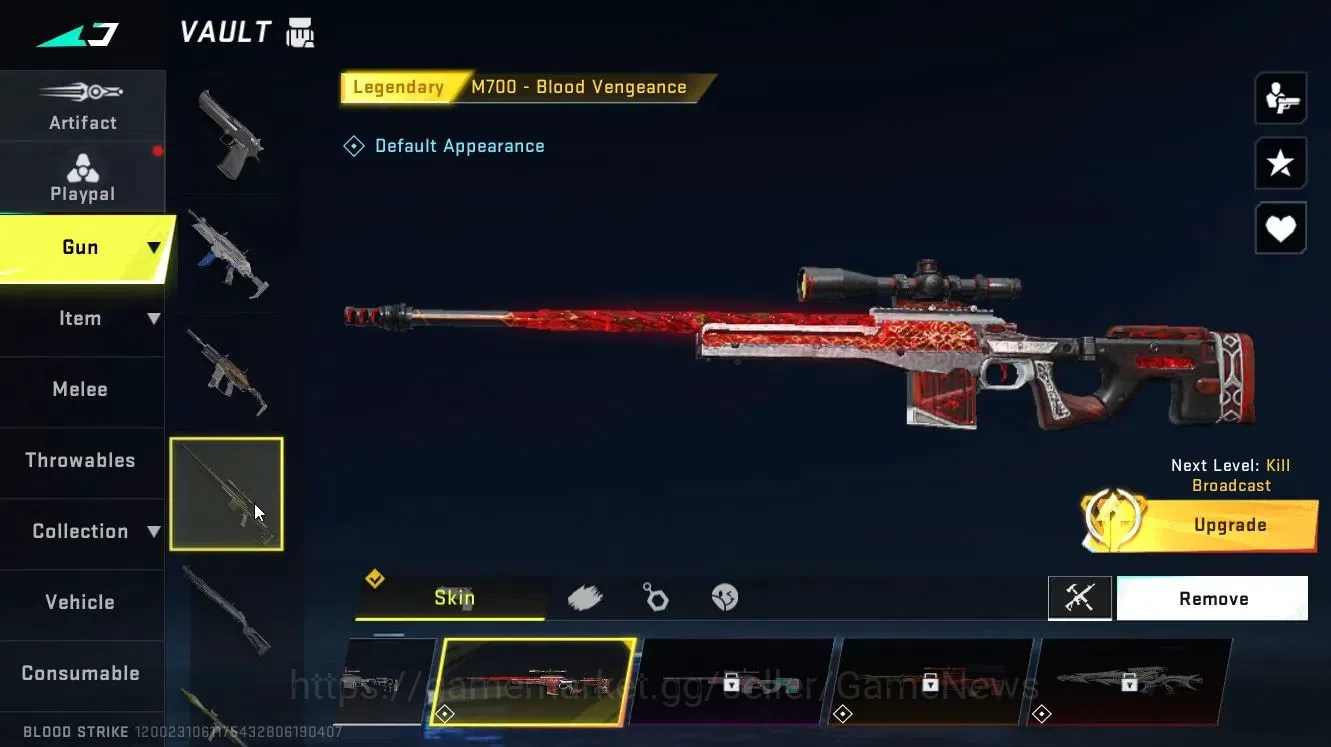 Blood Strike Accounts ASIA|ULTRA UMP45-Ascension|Legendary[M700-Blood Ve image 5
