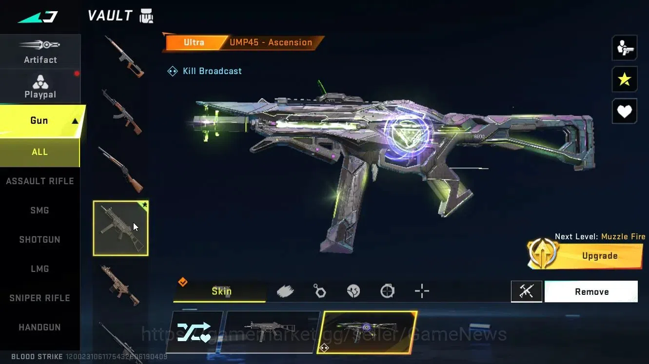 Blood Strike Accounts ASIA|ULTRA UMP45-Ascension|Legendary[M700-Blood Ve image 6