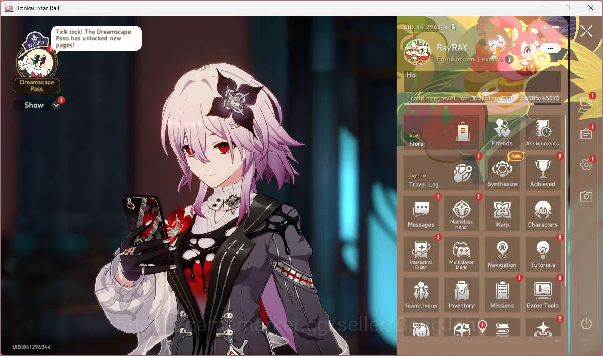 ASIA|TL 65|Jade 1995|9 limit|Evernight E2+sign,Saber+sign,Sparkle,Acheron,Cerydra,etc check SS|MC Male|HSR168B Honkai Star Rail Others ASIA|TL 65|Jade 1995|9 limit|Evernight E2+sign,Sab image 1