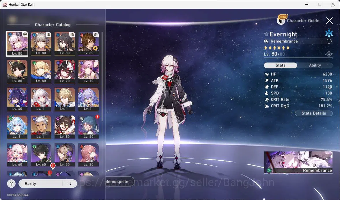 Honkai Star Rail Accounts ASIA|TL 65|Jade 1995|9 limit|Evernight E2+sign,Sab image 12