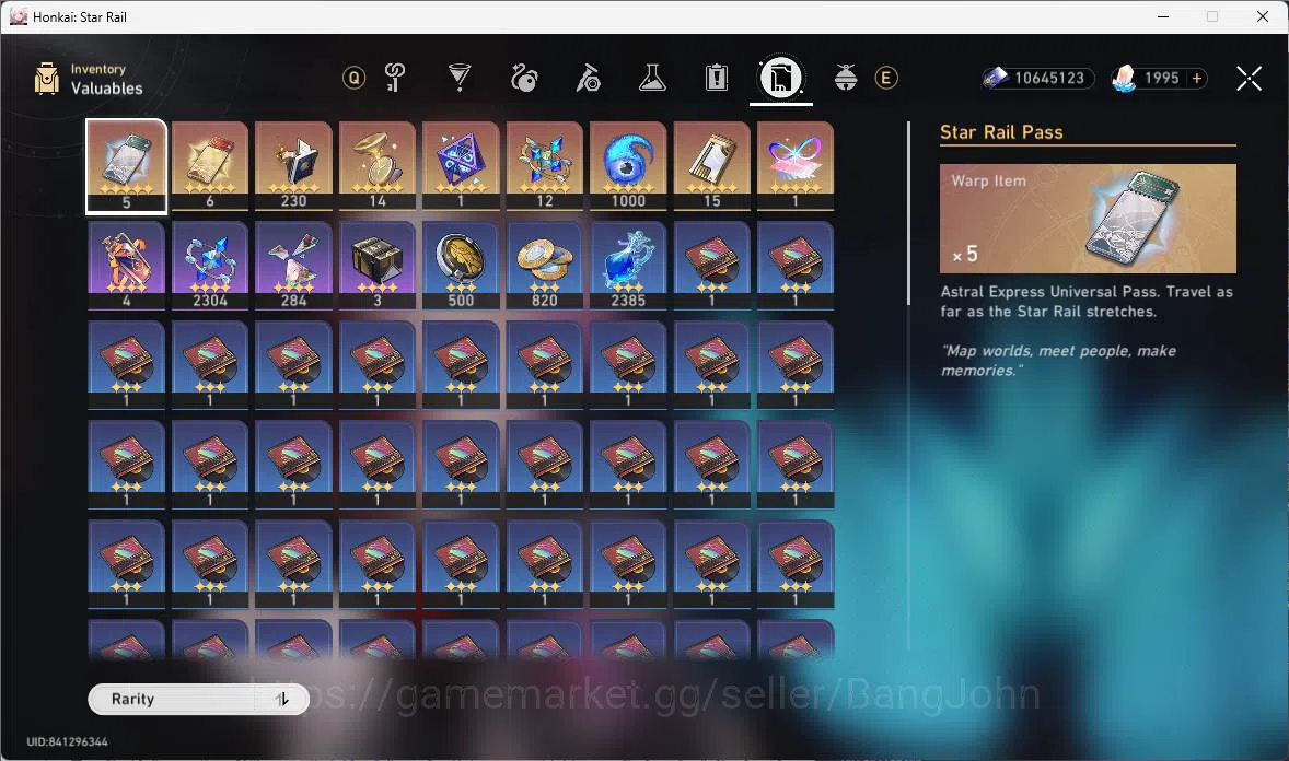 Honkai Star Rail Accounts ASIA|TL 65|Jade 1995|9 limit|Evernight E2+sign,Sab image 6