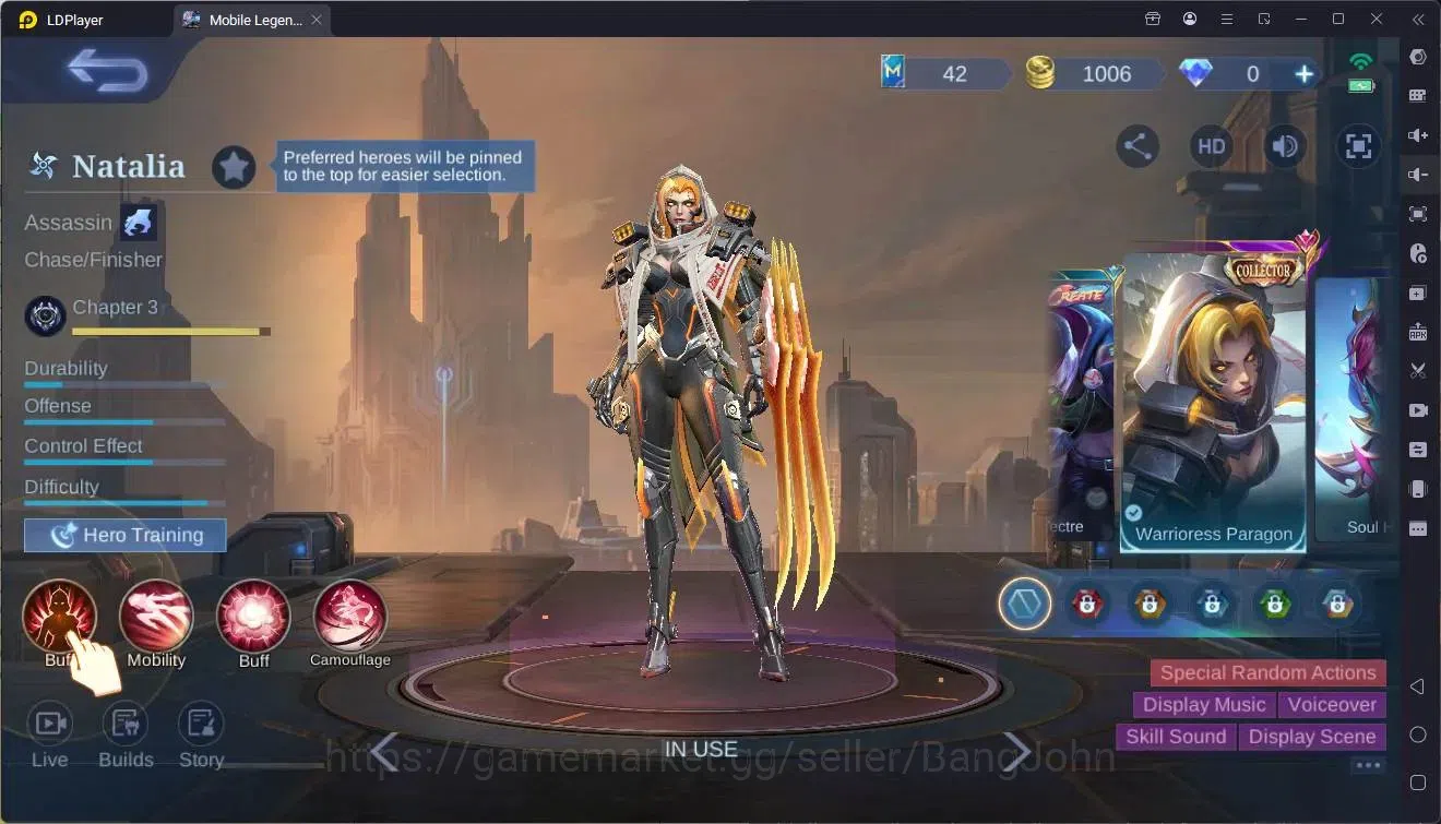 Mobile Legends: Bang Bang Accounts Global|Hero 107|Skin 149|Expert|CC Natalia|Luckybo image 9