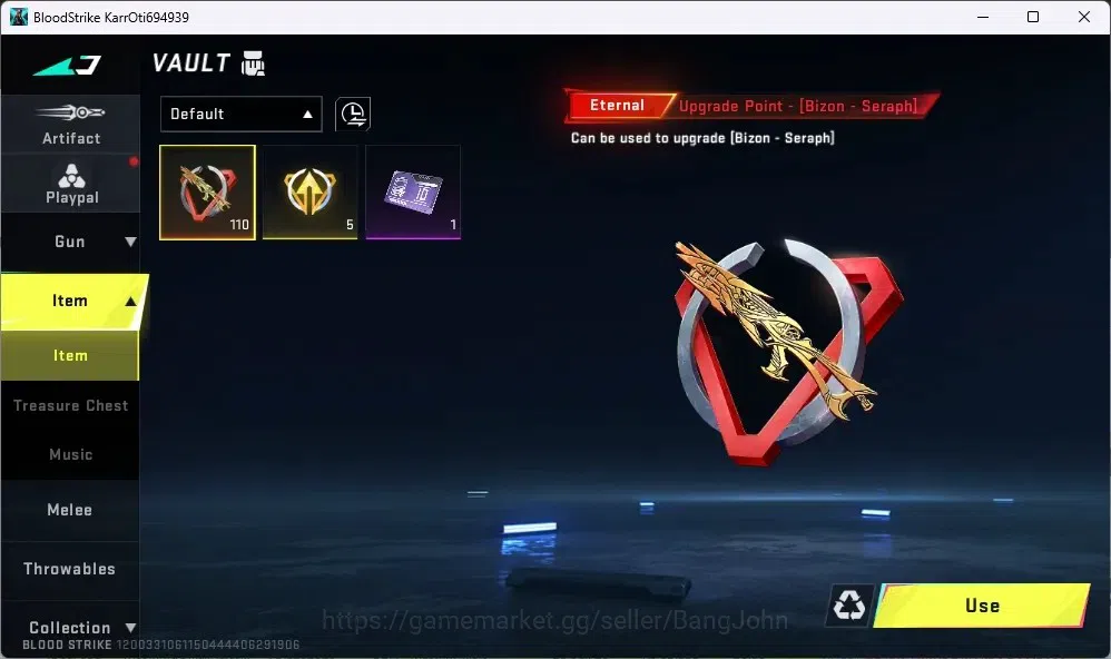 Blood Strike Accounts ASIA | 1 ETERNAL: Bizon-Seraph | 1 LEGENDARY GUN | image 4