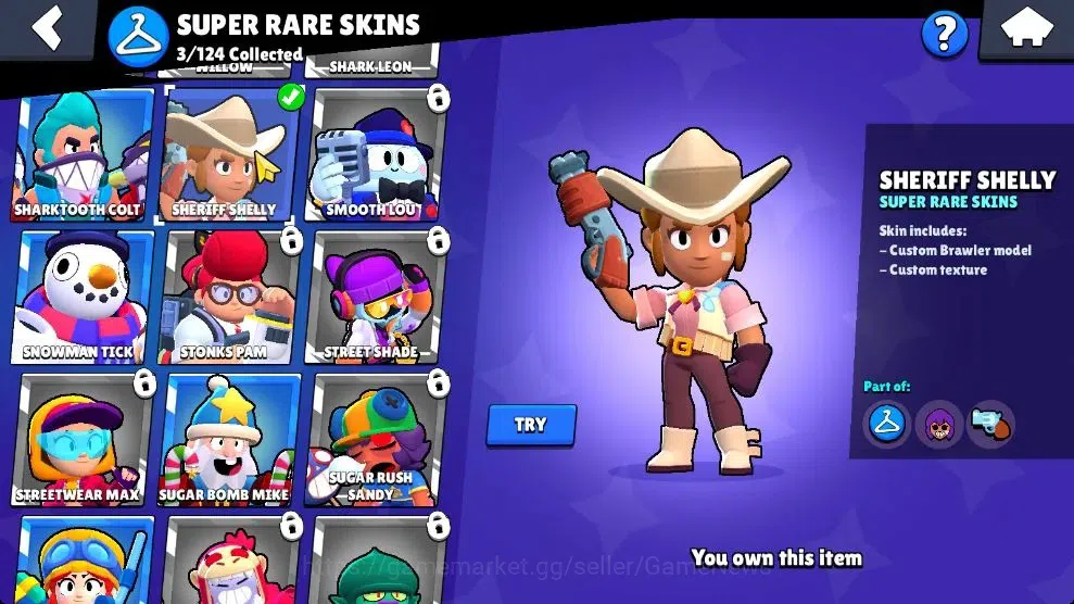 Brawl Stars Accounts 1106 Trophy|16 Brawlers Myth Juju, MR P|9 Skins|3  image 9