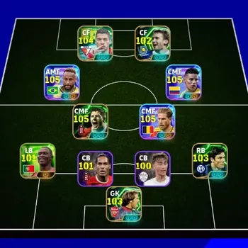 eFootball Accounts Legends & Iconic Players Android |PW 3193|Show T Bruyne + Rodriguez + Neymar,Luis Suarez Epic,Xabi Alonso