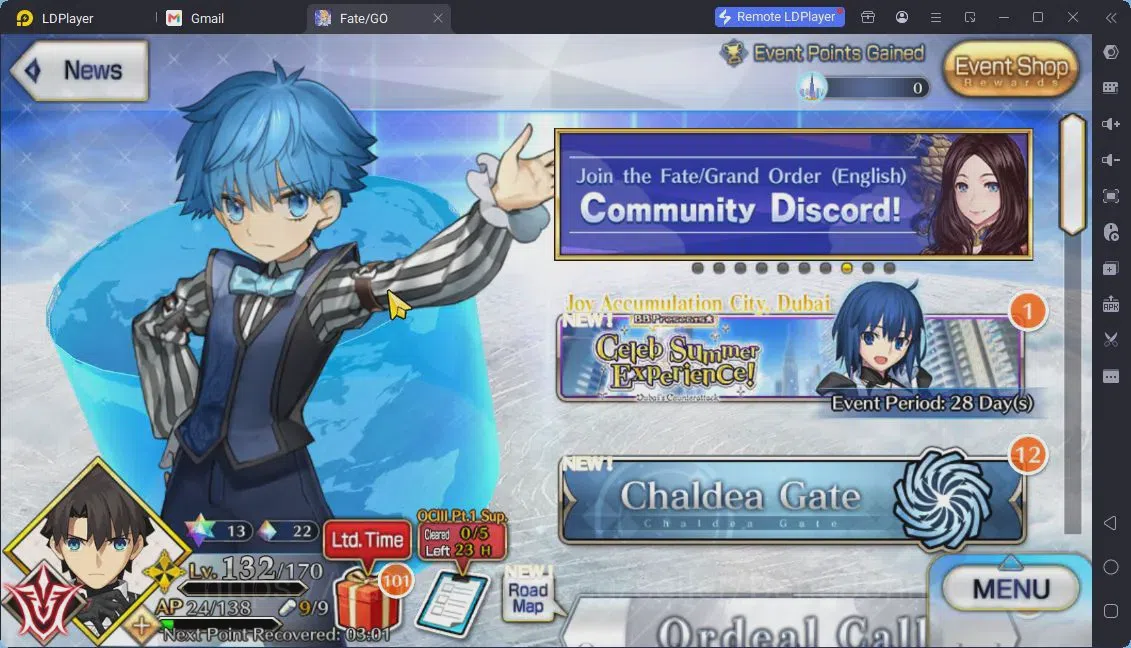 Fate-Grand Order Accounts NA Lv 132|14 SSR+RGBO Support|ArjunaAlterNP3,S 1