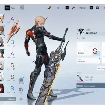 Punishing: Gray Raven Accounts Others ASIA |Lv 41|S Lucia Crimson Weave,S Kamui Aeternion,S No.21 Feral|1 S Omniframe