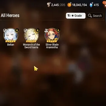 Epic Seven Accounts High-End GLOBAL UnVerif|NewEra| 3 ML (Belian,Monarh Iseria,SB Aramintha)+A Ludwig,Fumyr,Setsuka,Etc|14K