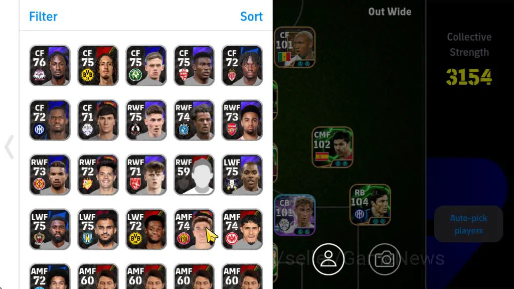 eFootball Accounts Mobile|Javier Zanetti[Fortress],Dean Huijsen[Visio image 2