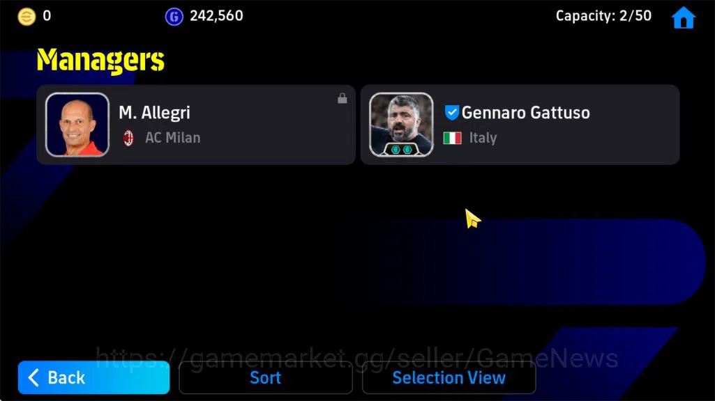 eFootball Accounts Mobile|Javier Zanetti[Fortress],Dean Huijsen[Visio image 4