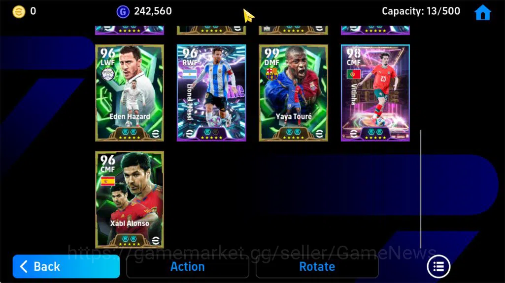 eFootball Accounts Mobile|Javier Zanetti[Fortress],Dean Huijsen[Visio image 6