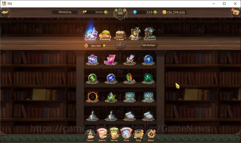 The Seven Deadly Sins: Grand Cross Accounts Asia|7,3M CC|335Dm+100 LS|7 LR+12 UR+Many Collab|C image 18