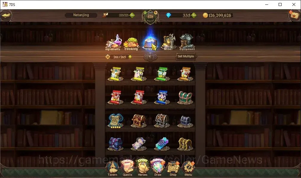 The Seven Deadly Sins: Grand Cross Accounts Asia|7,3M CC|335Dm+100 LS|7 LR+12 UR+Many Collab|C image 20