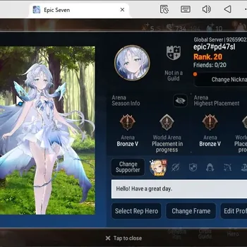 Epic Seven Accounts Starter Global unverif|Starter|2 ML(Lisette,Sea Phantom Politis)Bookmark untouch |PoH+Bless ON|Stigma