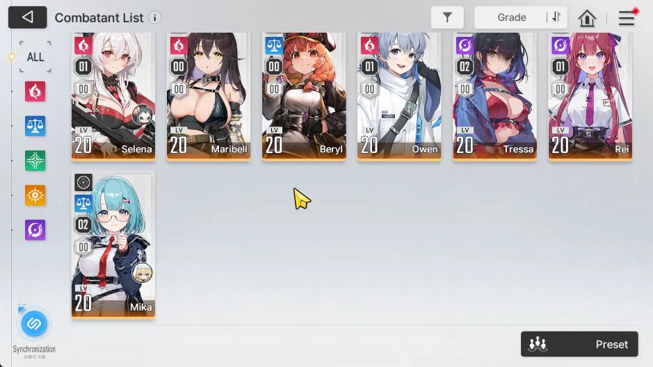 Chaos Zero Nightmare Accounts GLOBAL Lv31|4 SSR[Heidemarie,Diana,Rin,MeiLin]+9 S image 10