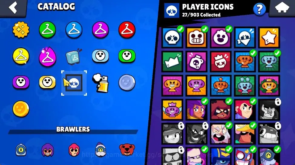 Brawl Stars Accounts 1010 Trophy | 16 Brawler 3 Max Lvl [Shelly,Rico,EM image 15