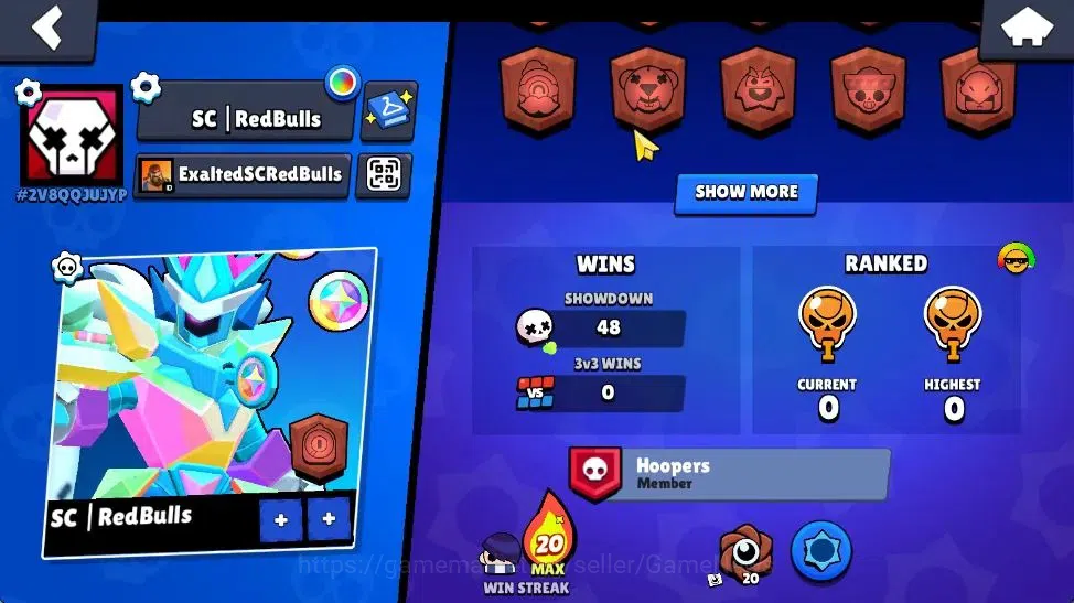 Brawl Stars Accounts 1010 Trophy | 16 Brawler 3 Max Lvl [Shelly,Rico,EM image 3
