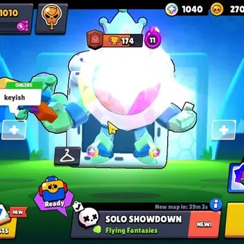 Brawl Stars Accounts 1010 Trophy | 16 Brawler 3 Max Lvl [Shelly,Rico,EMZ] | 1040 Bling| 1 Hyperc [SB Rico] 1 Epic