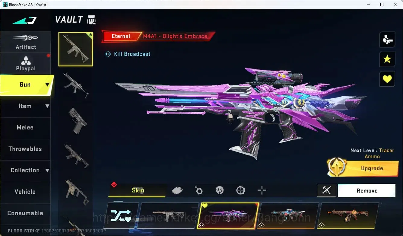 Blood Strike Accounts ASIA | 4 ETERNAL GUNS | 2 AOT GUNS| 1 AOT Stiker | image 2