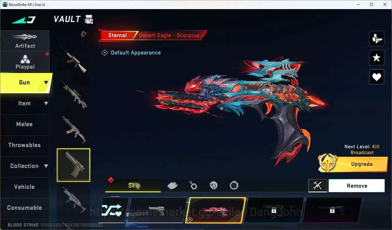 Blood Strike Accounts ASIA | 4 ETERNAL GUNS | 2 AOT GUNS| 1 AOT Stiker | image 4