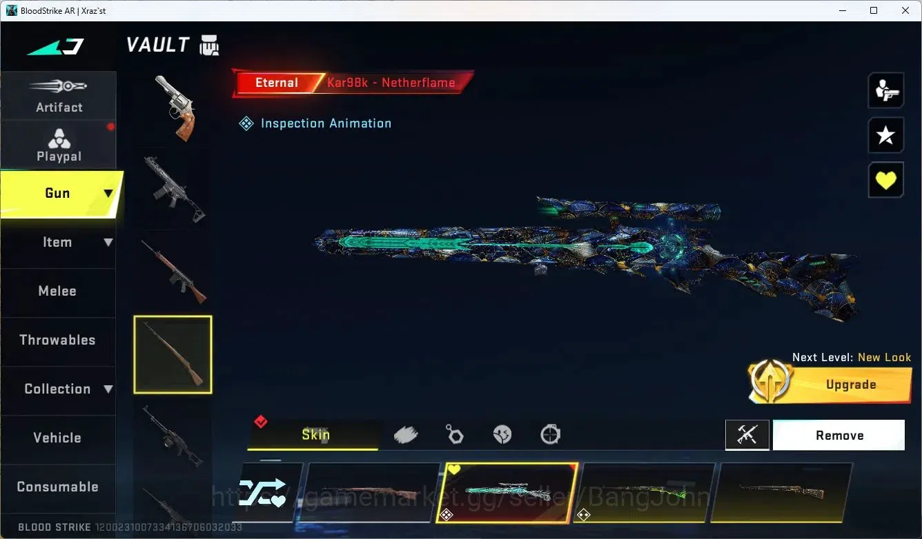 Blood Strike Accounts ASIA | 4 ETERNAL GUNS | 2 AOT GUNS| 1 AOT Stiker | image 6