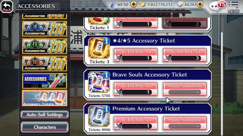 Bleach: Brave Souls Accounts High-End [GLOBAL]40K Orb|TYBW26 Gisele,10th Anniv Ichigo,SwimSuit26 Gisele,New Renewd 19
