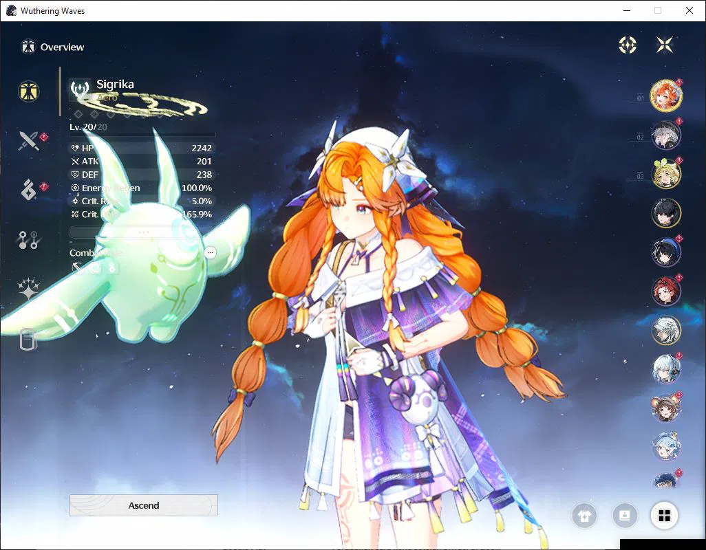 Wuthering Waves Accounts SEA | UL 11 | Fresh Starter | 1 Limited | Sigrika  image 3