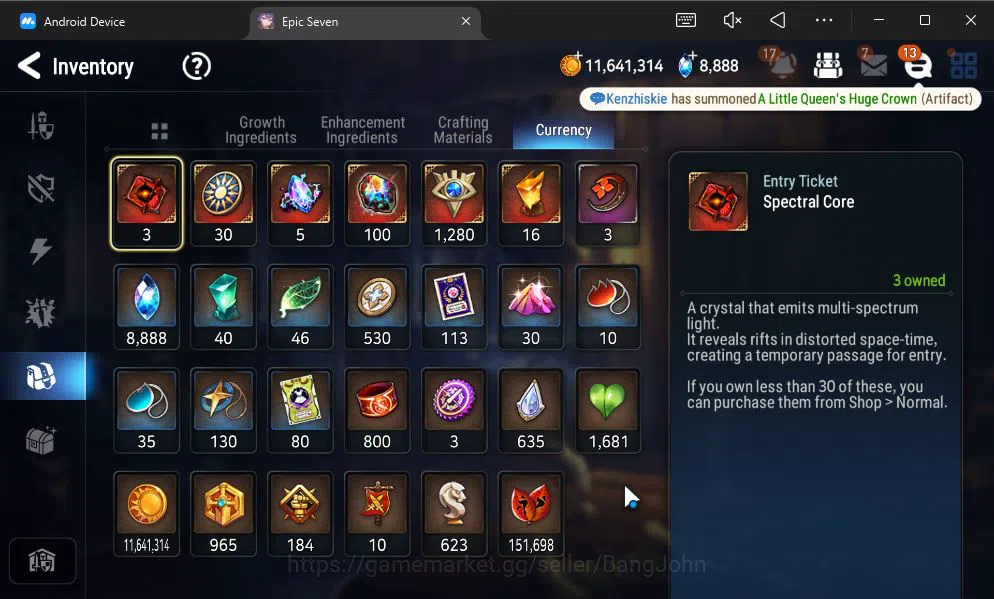 Epic Seven Accounts ASIA VERIF|9 ML(BArunka,LOT Scales,DK Sharun,Etc)+ image 9