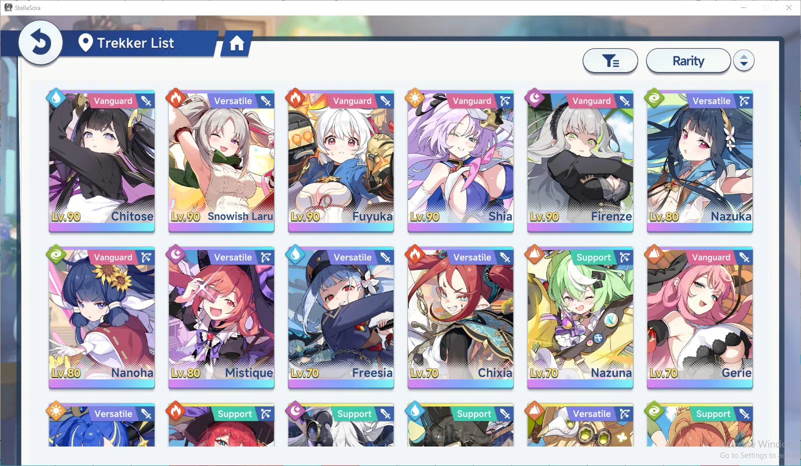 Stella Sora Accounts GLOBAL ENDGAME| 13 SSR 6 Limit (SnowLaruT2,FuyukaT image 2