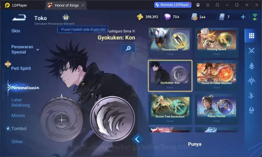 Honor of Kings Accounts Global | 112H 237S | 6 Legend, 3 LNY Di Renjie Yin image 11