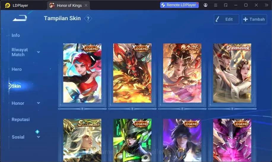 Honor of Kings Accounts Global | 112H 237S | 6 Legend, 3 LNY Di Renjie Yin image 4