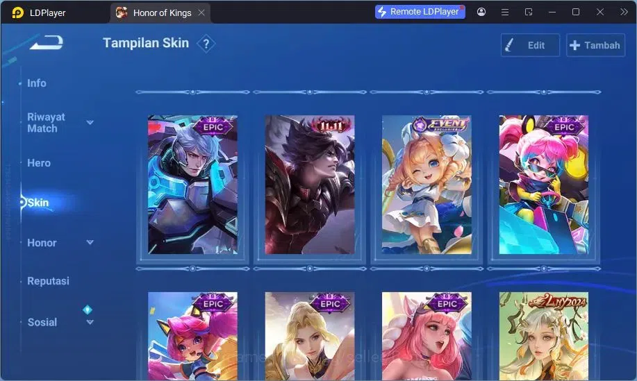 Honor of Kings Accounts Global | 112H 237S | 6 Legend, 3 LNY Di Renjie Yin image 6