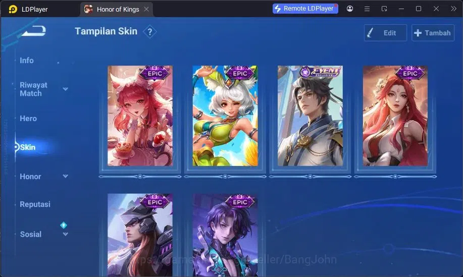 Honor of Kings Accounts Global | 112H 237S | 6 Legend, 3 LNY Di Renjie Yin image 7