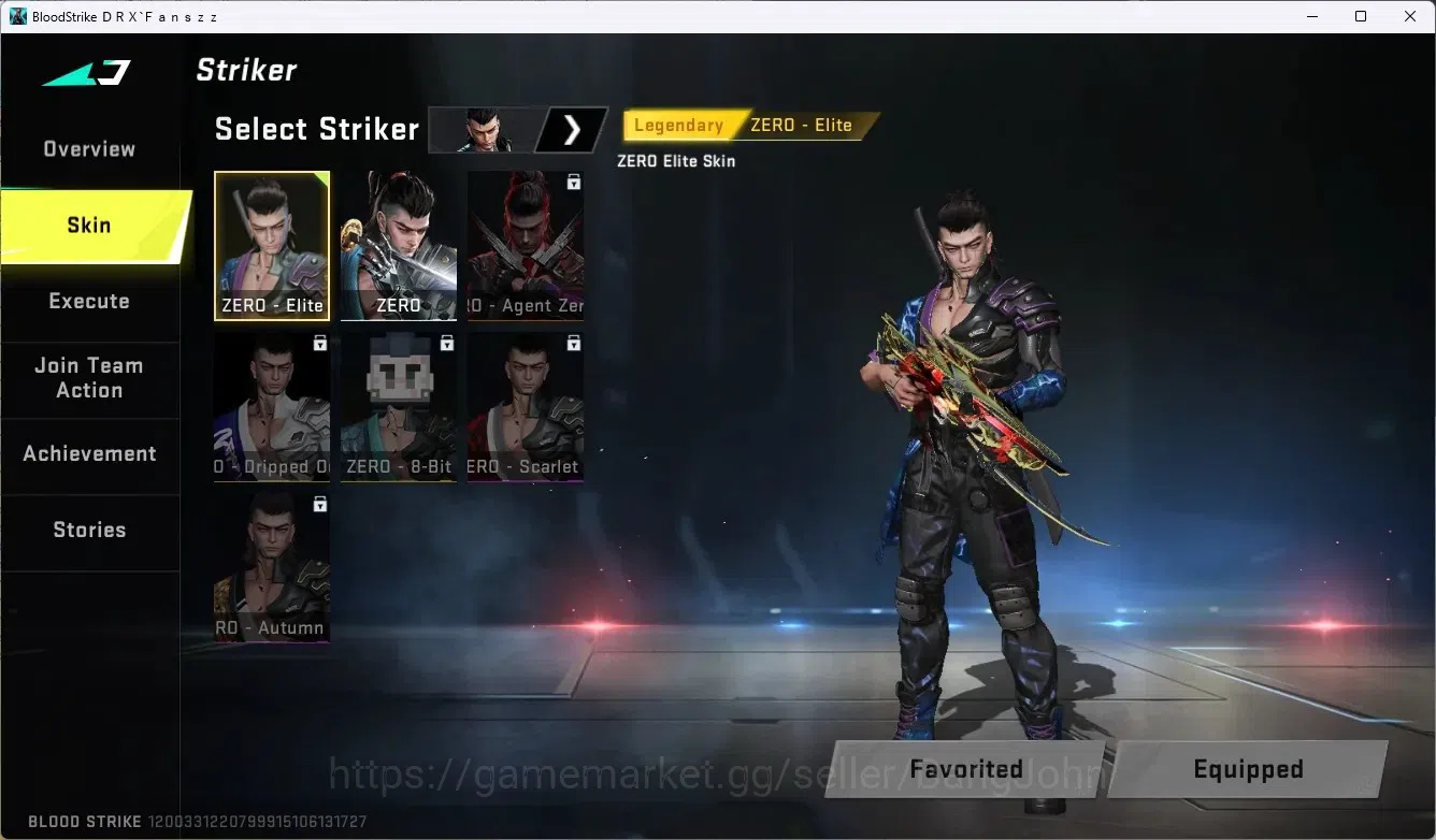 Blood Strike Accounts ASIA | BLEACH MCX-TENSA ZANGETSU, 7DS - KAR98K,QBZ image 11
