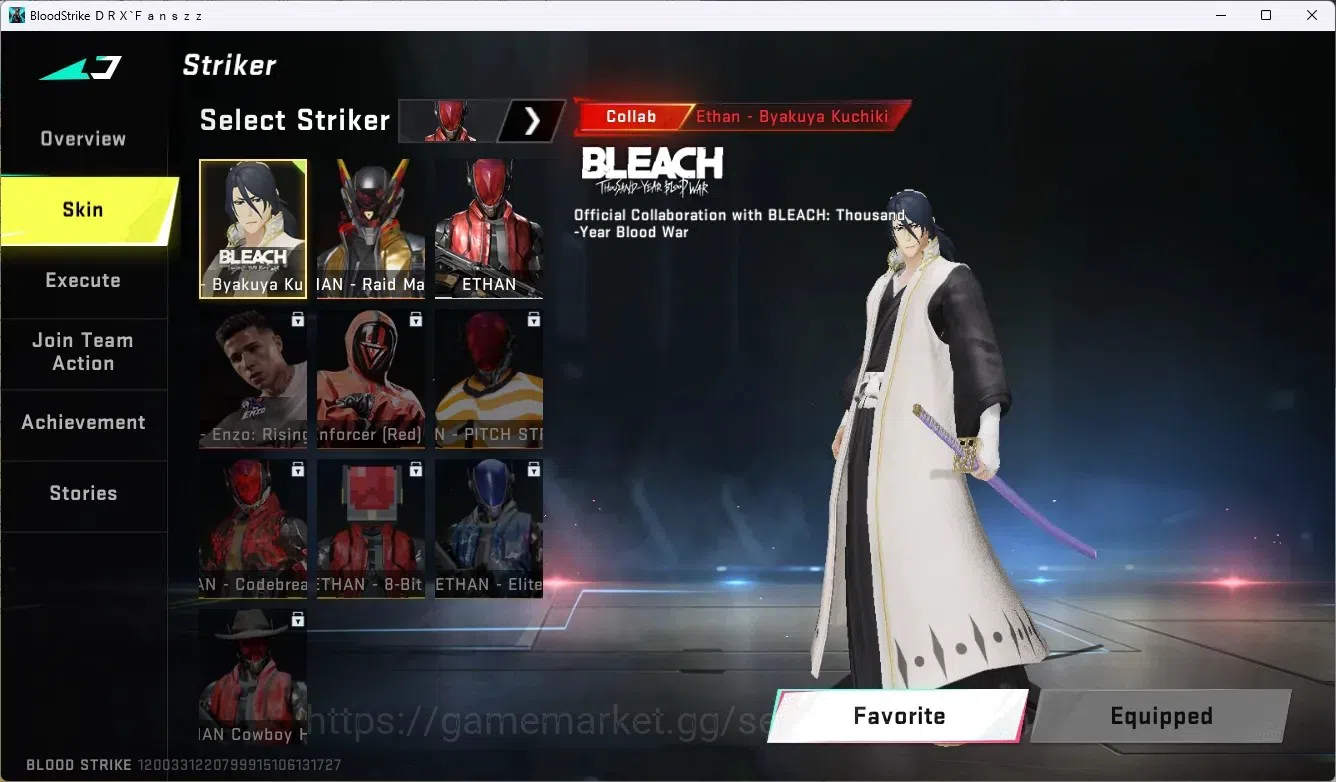 Blood Strike Accounts ASIA | BLEACH MCX-TENSA ZANGETSU, 7DS - KAR98K,QBZ image 7