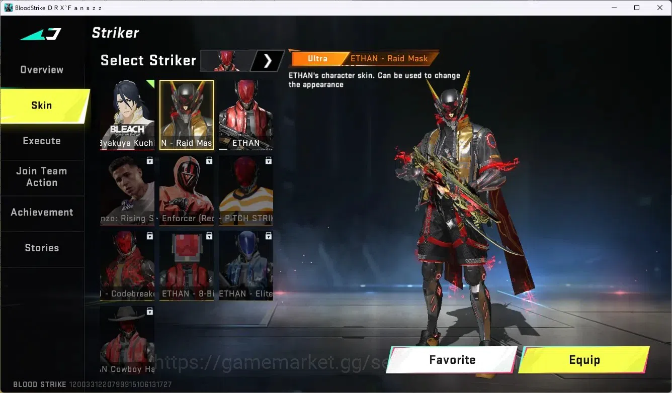 Blood Strike Accounts ASIA | BLEACH MCX-TENSA ZANGETSU, 7DS - KAR98K,QBZ image 8