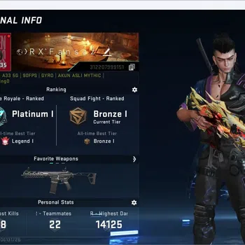 Blood Strike Rare Skin ASIA | BLEACH MCX-TENSA ZANGETSU, 7DS - KAR98K,QBZ image 1
