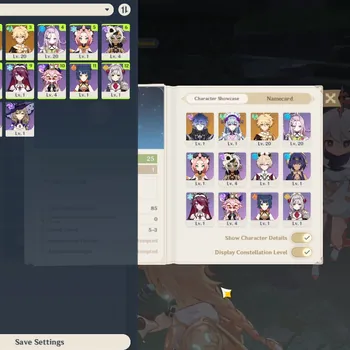 Genshin Impact Accounts Starter ASIA|AR 25|1 Limited (Flins) + Std (Yumemizuki Mizuki)|All Unset|Rate On|Male MC|Take