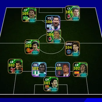 eFootball Accounts Legends & Iconic Players POWER 3192 | BIG TIME, SHOW TIME, EPIC CARD | BABETO , NYMAR JR, VITOR BAIA