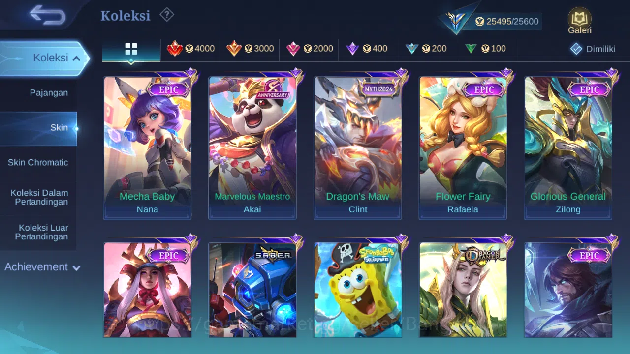 Mobile Legends: Bang Bang Accounts Hero 86 Skin 109 | M7 Granger | CC Nata | Dtamer E image 10