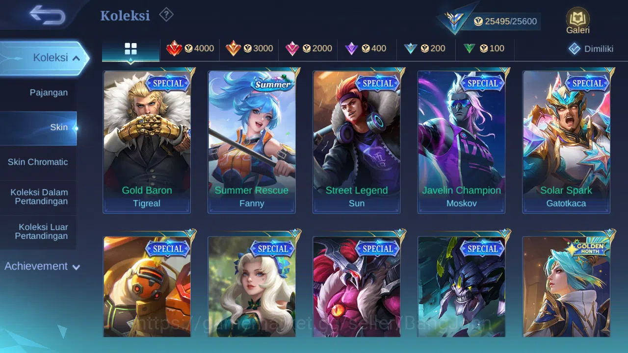 Mobile Legends: Bang Bang Accounts Hero 86 Skin 109 | M7 Granger | CC Nata | Dtamer E image 14