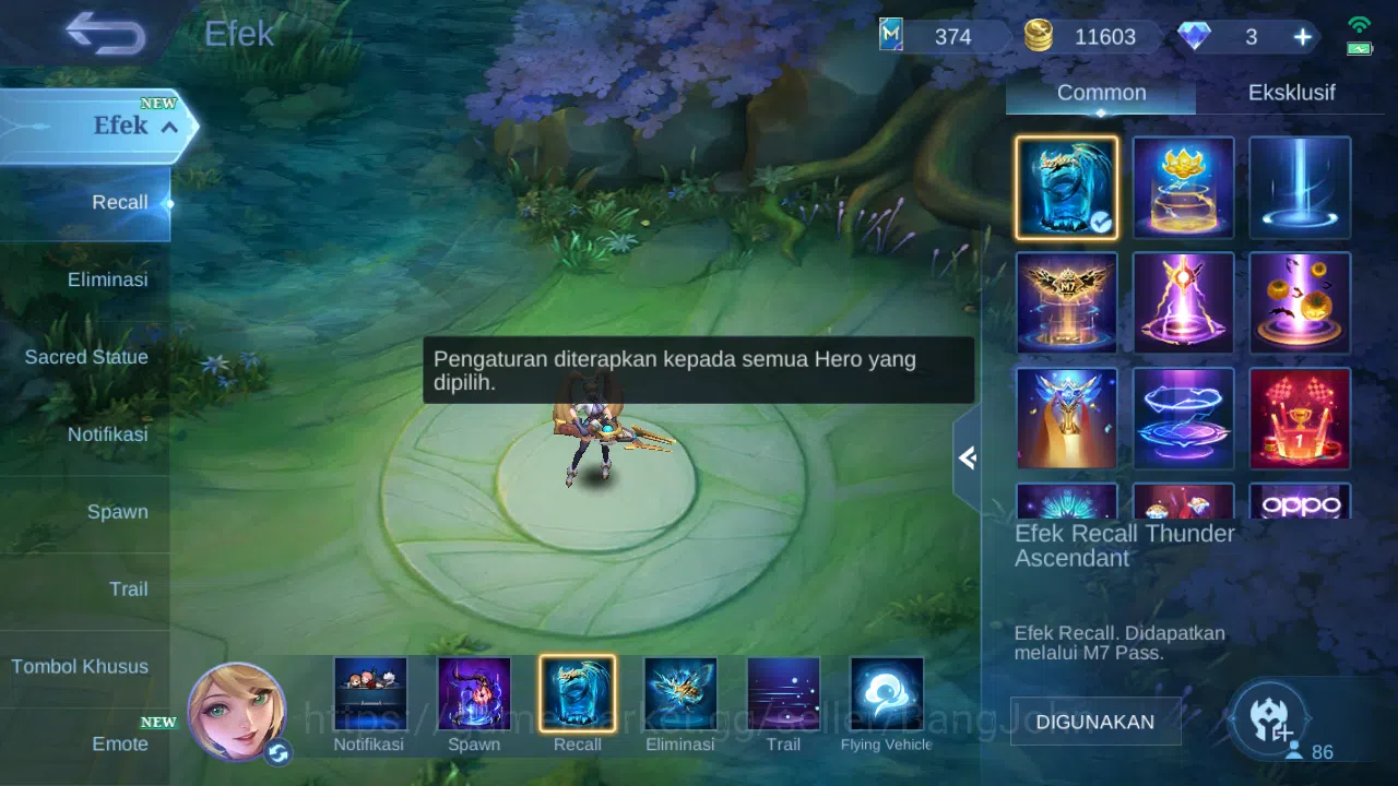 Mobile Legends: Bang Bang Accounts Hero 86 Skin 109 | M7 Granger | CC Nata | Dtamer E image 5