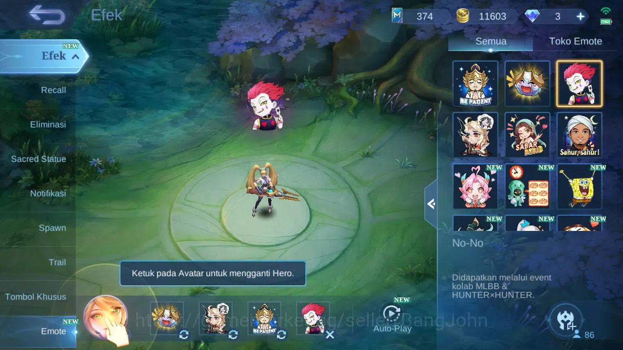 Mobile Legends: Bang Bang Accounts Hero 86 Skin 109 | M7 Granger | CC Nata | Dtamer E image 6