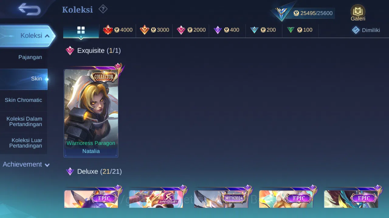 Mobile Legends: Bang Bang Accounts Hero 86 Skin 109 | M7 Granger | CC Nata | Dtamer E image 9