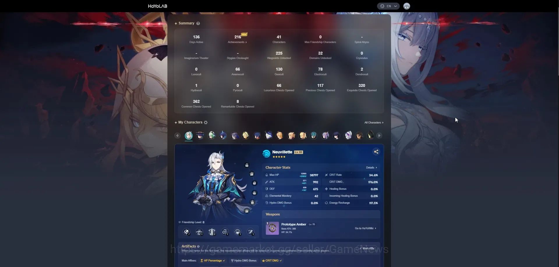 Honkai Star Rail Accounts Others Asia|TL 66|1 PremTeam|15 Limited (Sparxie,Anaxa,Sunday)+Sign|Hime 1