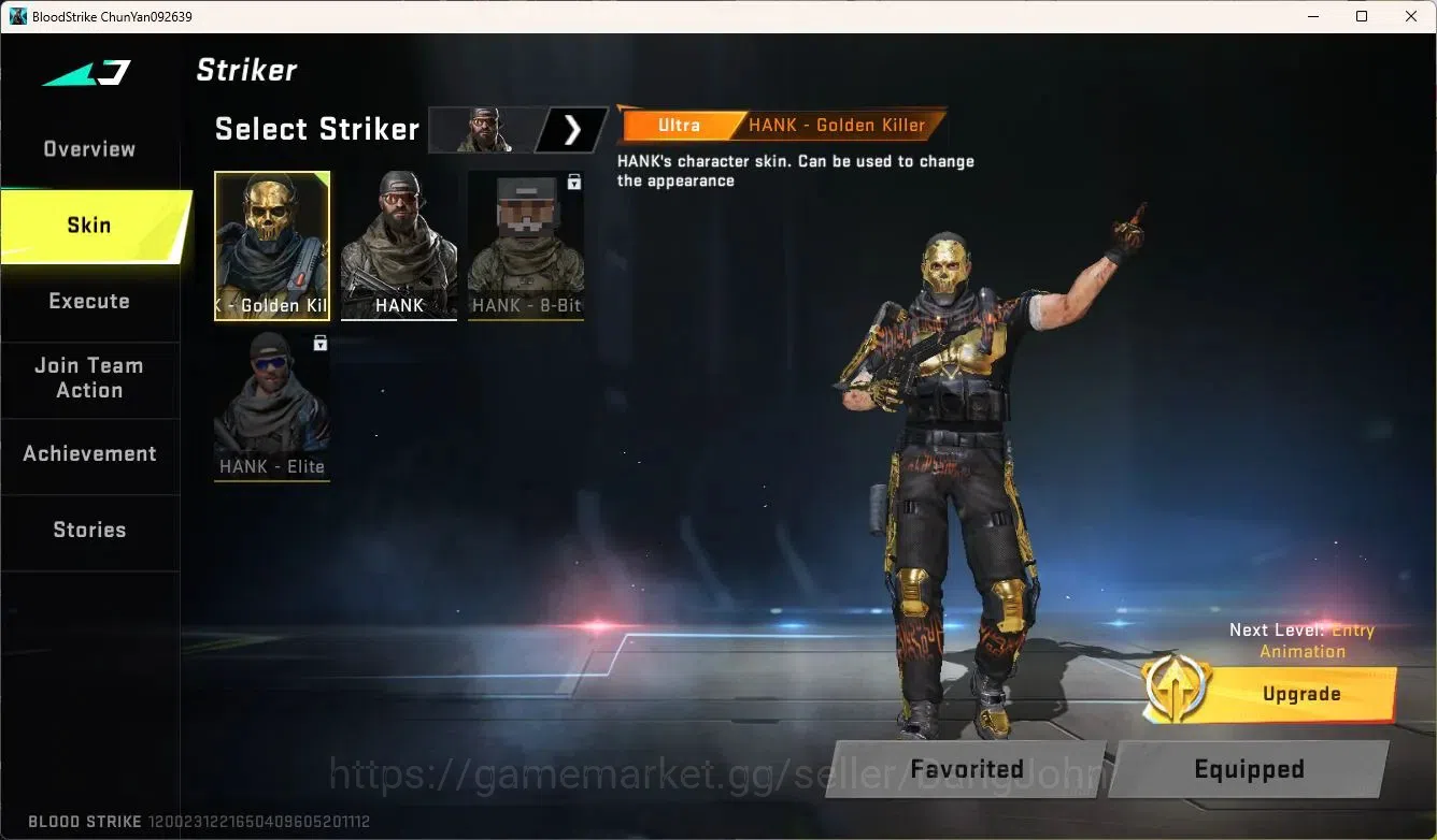 Blood Strike Accounts ASIA | Collab AK47 (7DS) | Ultra HANK|Collab Ethan image 6