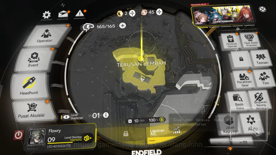Arknights: Endfield Accounts ASIA | Starter Level 9 | 1 Limit Tang tang, Ardelia, Last Ride | AKE239B | 2