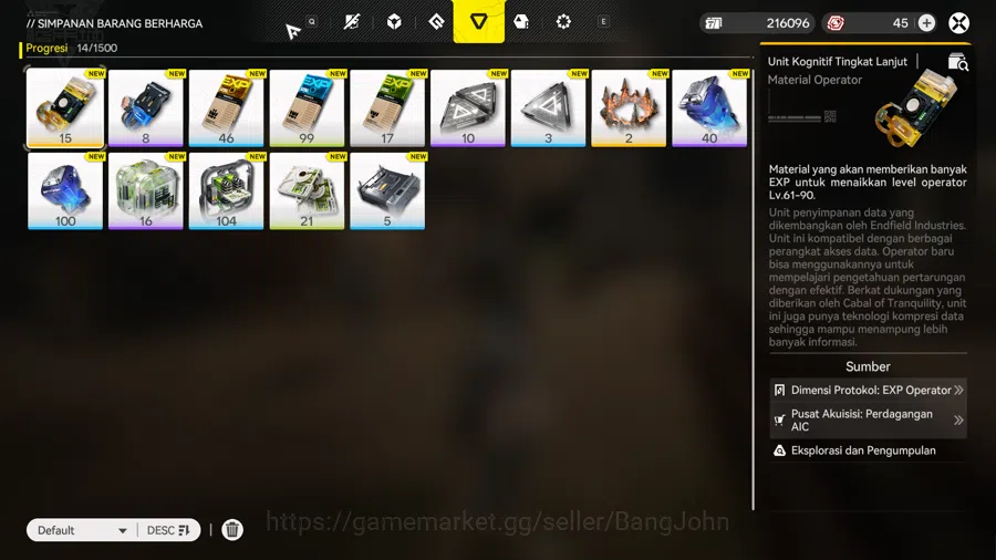 Arknights: Endfield Accounts ASIA | Starter Level 9 | 1 Limit Tang tang, Ardelia, Last Ride | AKE239B | 6