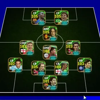 eFootball Accounts Legends & Iconic Players Android|Power 3210|BigTime Makelele|35Epic Franco Baresi,Francesco Totti,Samuel